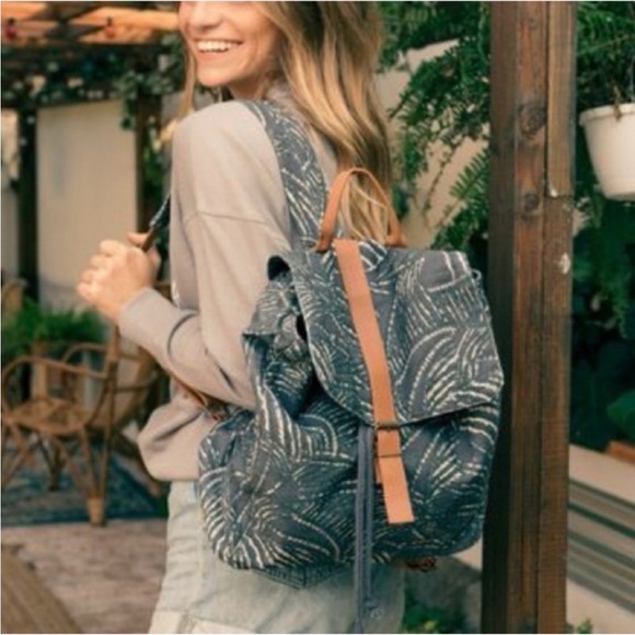 Lu and Elle Paradise Palm backpack